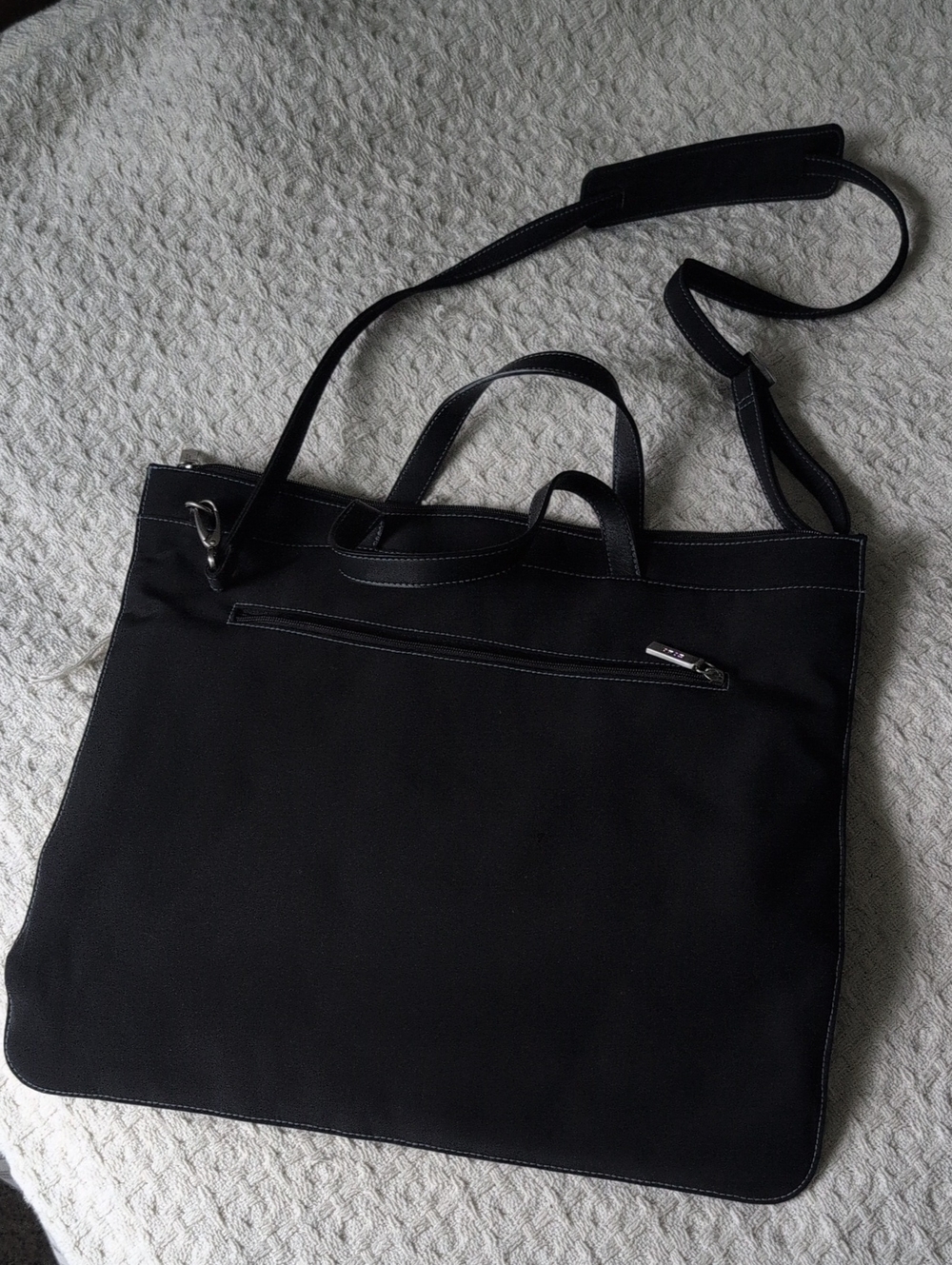 HOBO INTERNATIONAL Women's Canvas Laptop Tote with Pockets + Adjustable Strap